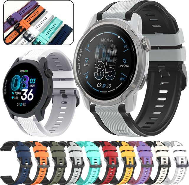 COROS Uhrenarmband Silikon, 22 mm, Unisex - Bild 1
