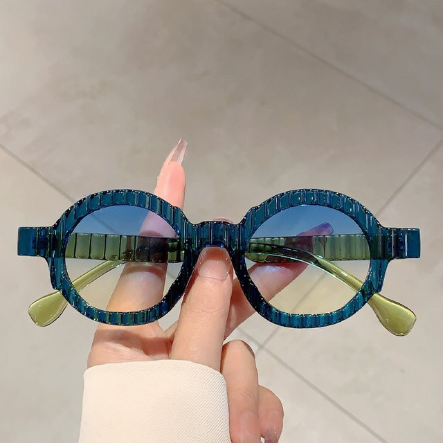 KAMMPT Sonnenbrille, Rund, Vollrand, Kunststoff, Multicolor, Damen - Bild 1