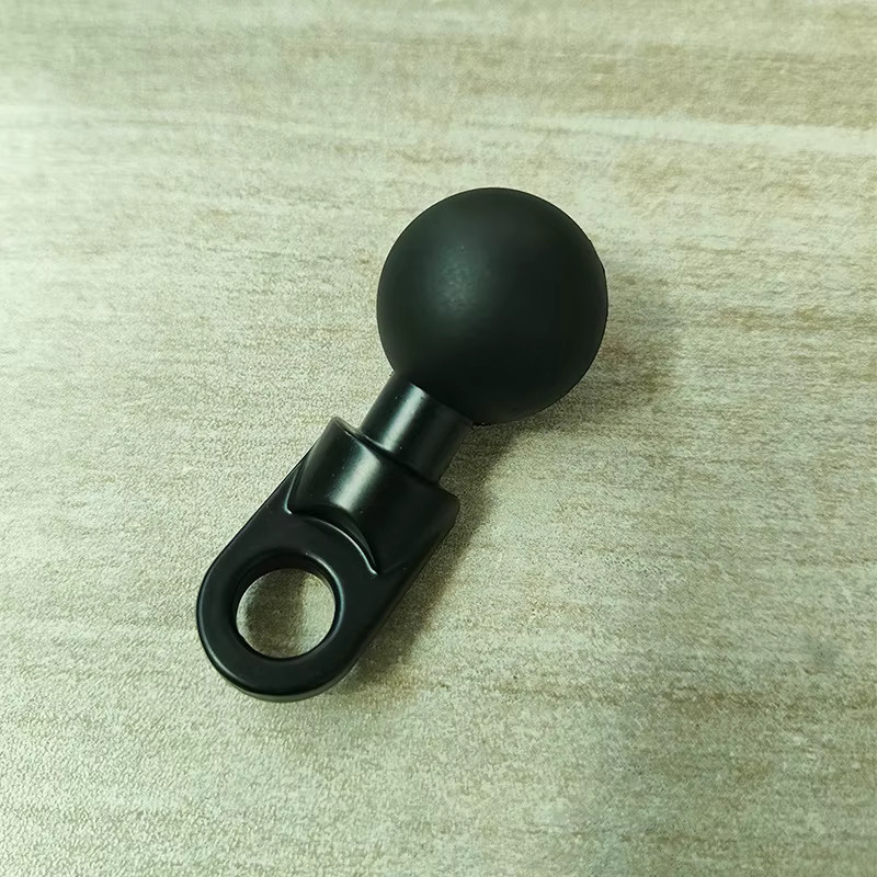 Ram Mount Stützbasis mit abgewinkeltem Bolzenkopf und 1 Zoll 25 mm Kugeladapter für Motorrad-Rückspiegelhalterung in Schwarz - Bild 3
