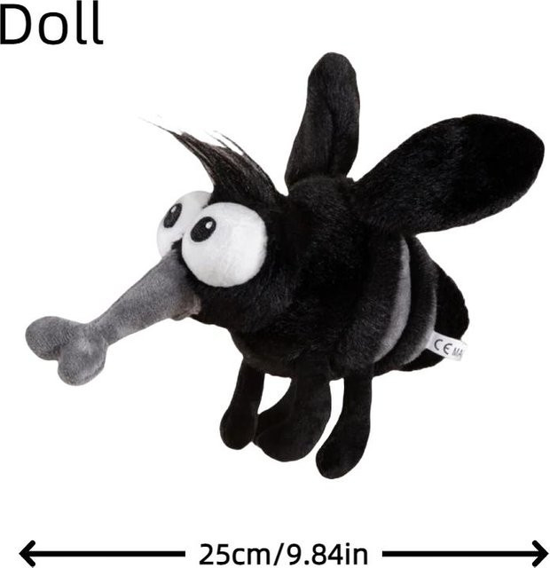 Yiran toy Mücken Plüschtier, Schlüsselanhänger, 13cm - Bild 1