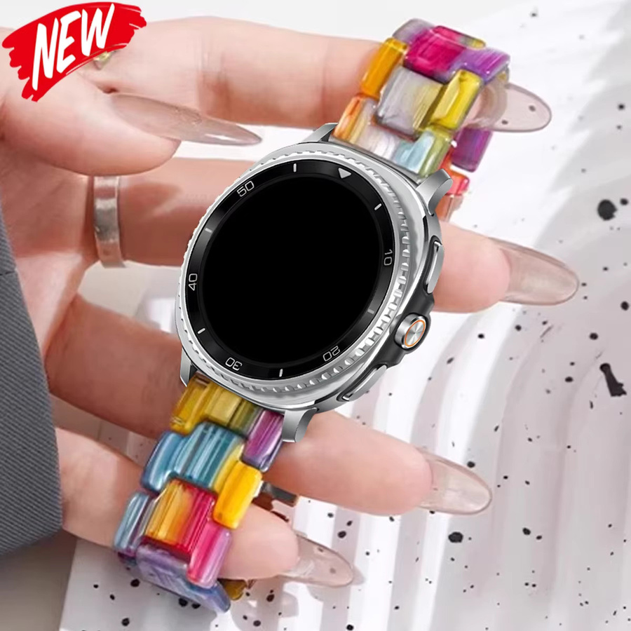 FancyWrist Uhrenarmband Harz, transparentes Gliederband, Unisex, Bunt - Bild 3