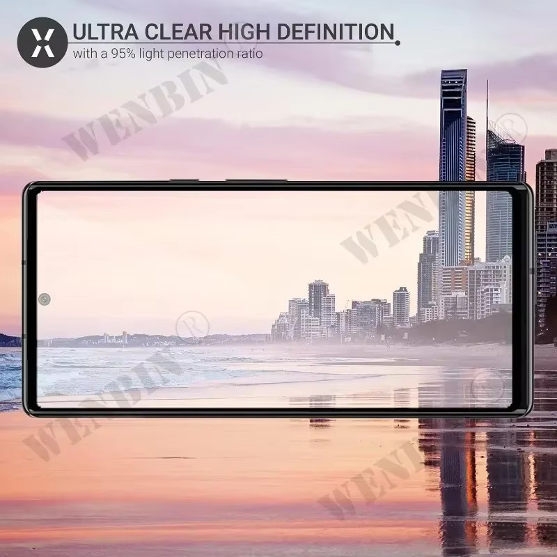 3er-Pack Displayschutz aus gehärtetem Glas für Google Pixel 11 10 9 8 7 6 Pro XL 7A 5A 3 XL, vollflächig und gebogen, transparent - Bild 3
