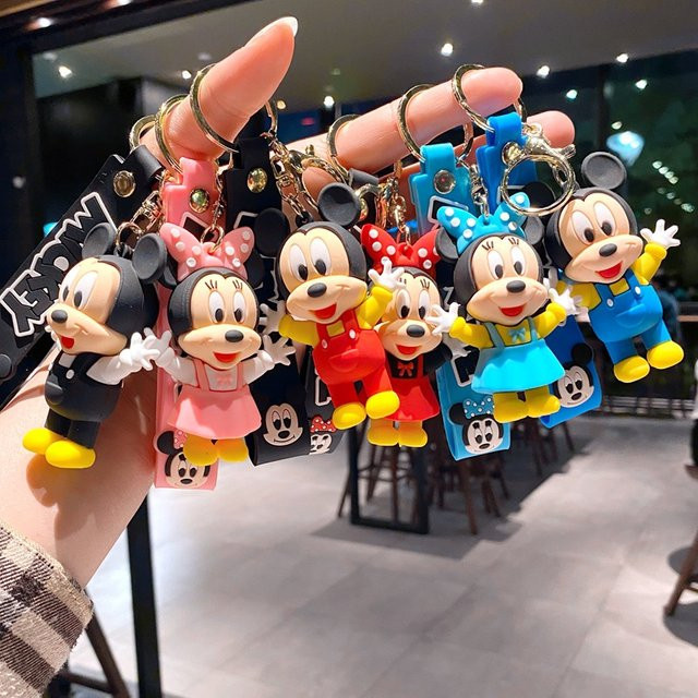 Disney Schlüsselring, Mickey, Stich, Minnie, Unisex - Bild 1