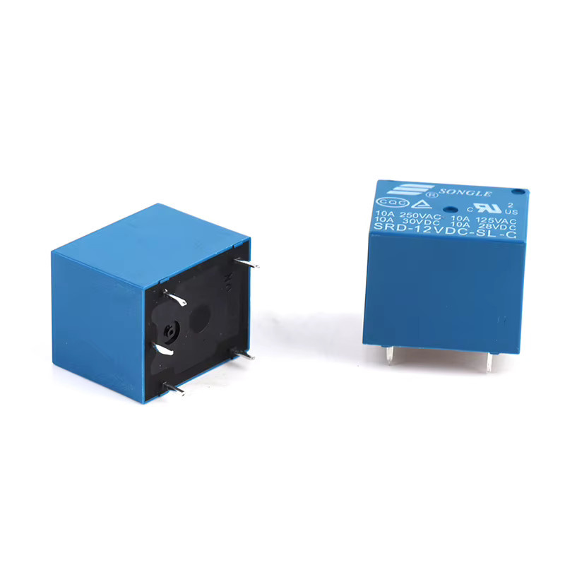 10 Stück Leistungsrelais SRD-250VAC 10A 5PIN in Blau für DC 5V 12V 24V - Bild 2
