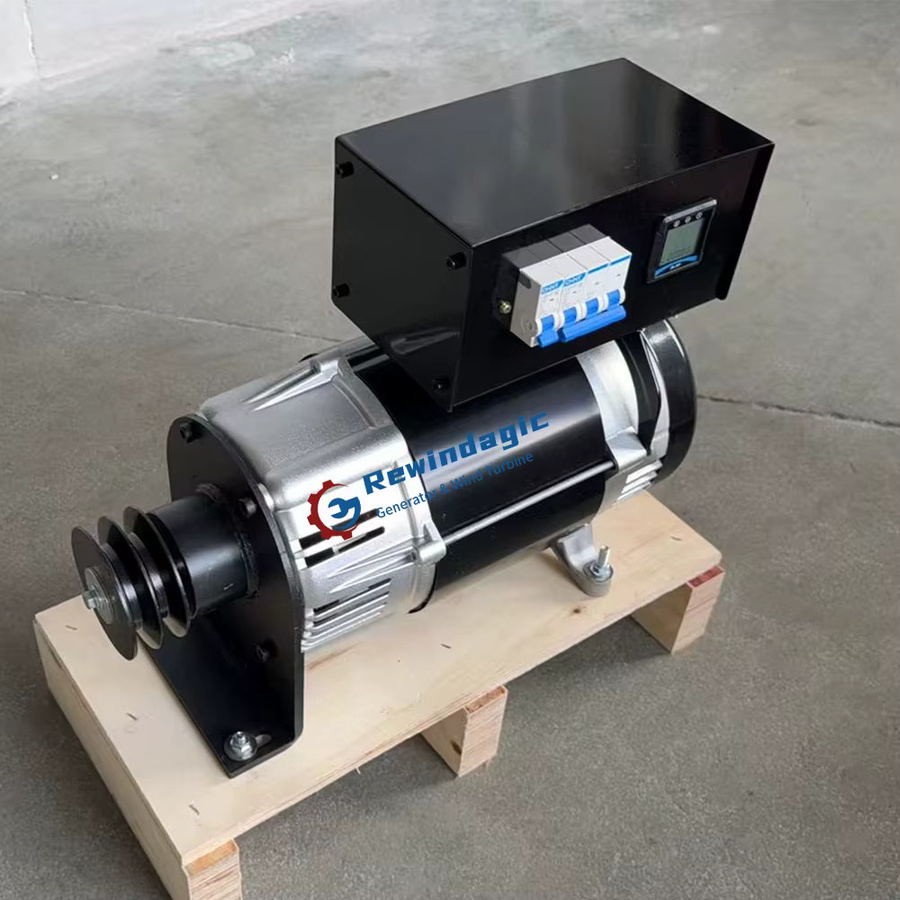 Rewindagic Einphasengenerator Permanentmagnetgenerator mit 220V Antriebsmotor und variabler Frequenz (20KW/50KW/80KW) - Bild 3