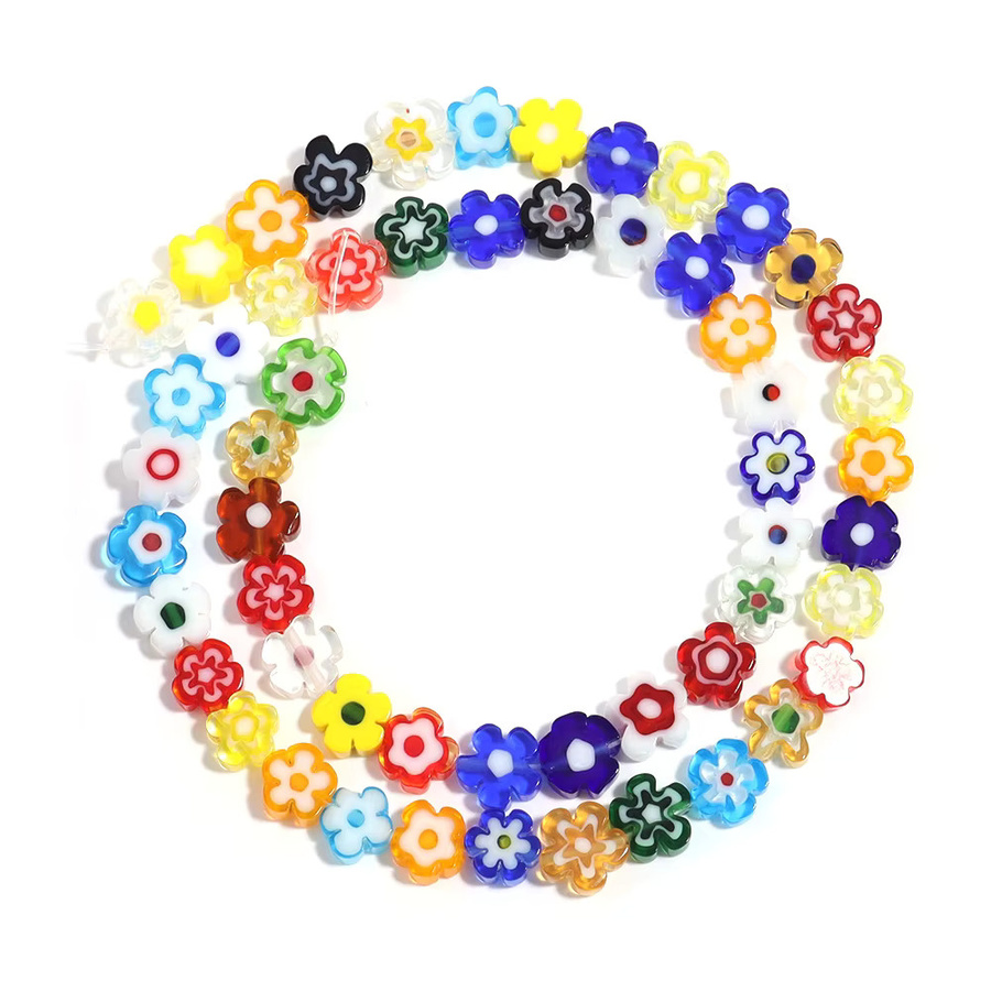 louleur Perlen, Bunt, Pflaumenblüte, Unisex - Bild 2