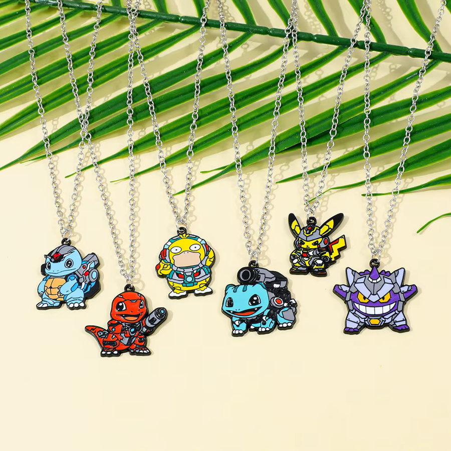 Bandai Halskette Pikachu, Metall, Silber, Unisex - Bild 3