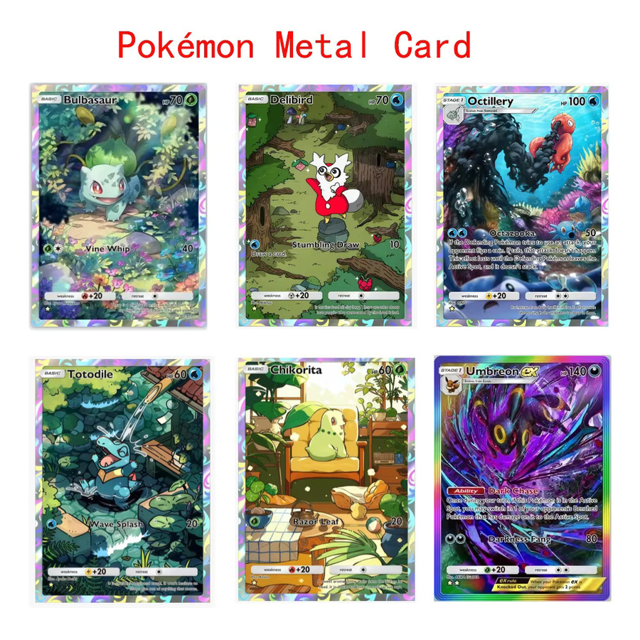 Bandai Pokémon Metall-Karte, Einzelfigur, Bunt / Mehrfarbig - Bild 2