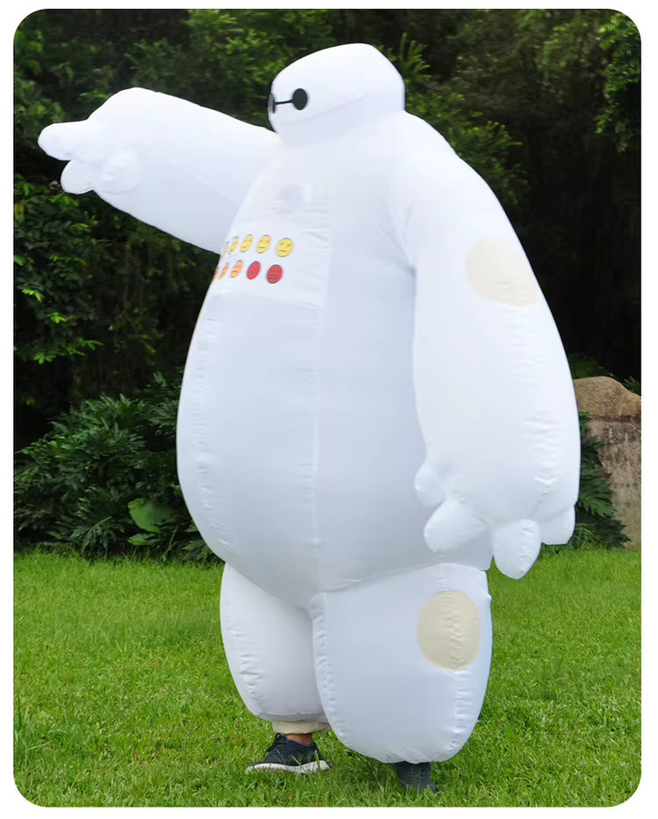 Potdemiel Baymax Disney Aufblasbares Kostüm, Weiß - Bild 2