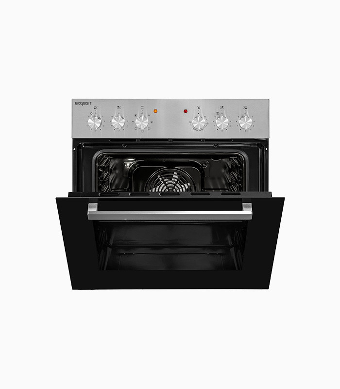 Exquisit Einbauherdset EHE 156-2.1 UBZ Elektro-Herd-Set in Schwarz, B/H/T: 59,5 x 59,5 x 53 cm - Bild 4