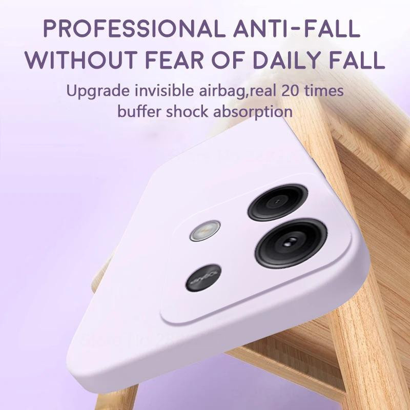 Xiaomi Redmi Note 13 Pro Plus Handyhülle aus Flüssigsilikon in Lila, stoßfeste Schutzhülle für dein Smartphone - Bild 2