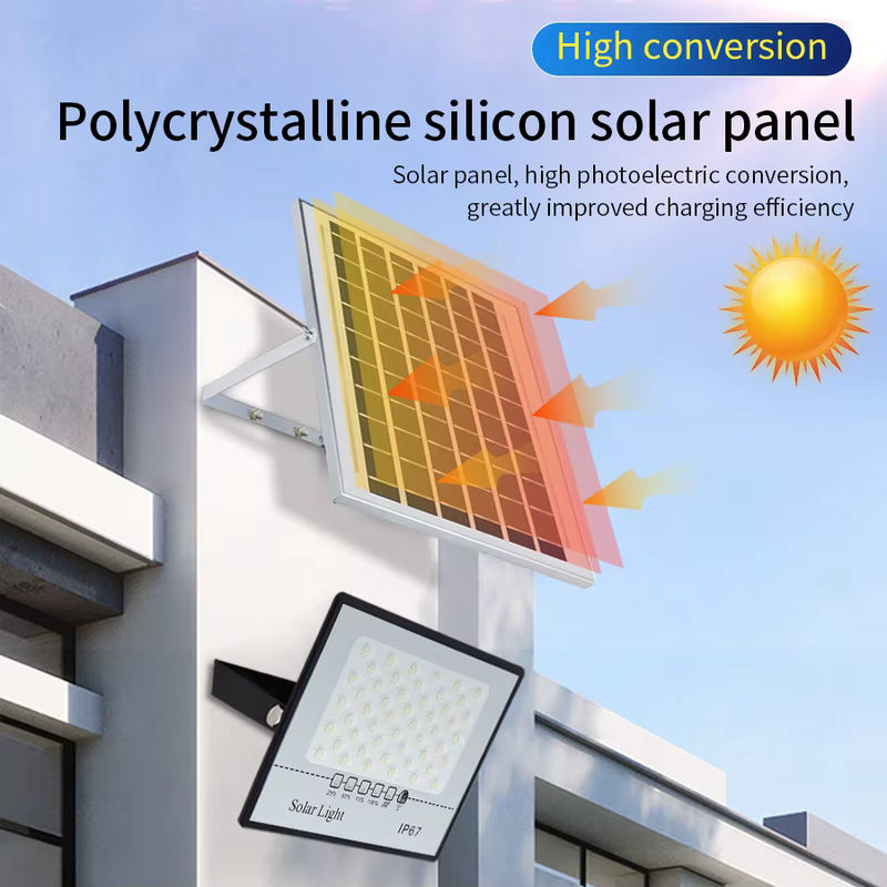 AVACOM Solar LED Flutlicht Reflektor IP65 Wasserdicht für Garten, Straße und Wand in Schwarz - Bild 3