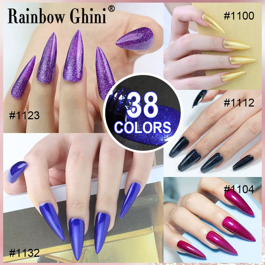 Rainbow Ghini UV-Gel-Nagellack, Glänzend, 8 ml - Bild 3