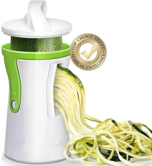 Lmetjma Gemüsespiralschneider Kc0335 Spiralizer für Zucchini und Pasta in Beige - Bild 1