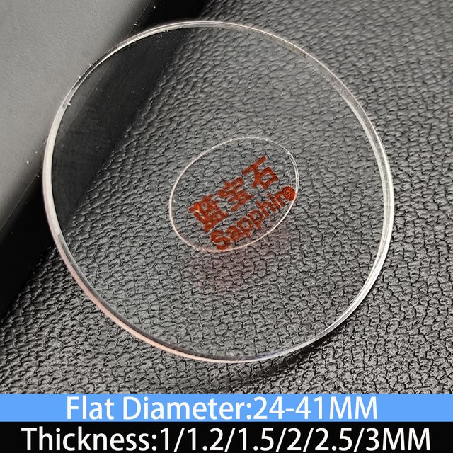 Dwayne Campbell Uhrenteile, Saphirglas, Kristall-Mineralglas, Durchmesser 24–41 mm - Bild 1
