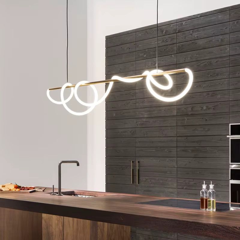 Nordic LED Kronleuchter Einstellbar für Küche, Esszimmer und Wohnzimmer - Bild 3