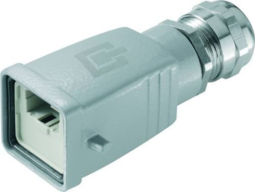 Weidmüller 1962540000 Sensor-Aktor-Steckverbinder RJ45 Steckergehäuse aus Metall grau, 10 Stück - Bild 1