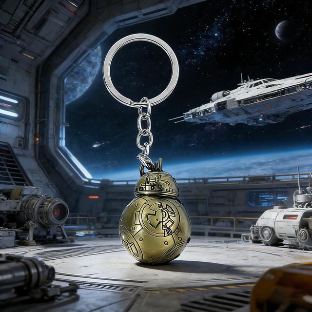 Star Wars BB-8 Schlüsselanhänger, Metall, Unisex - Bild 1