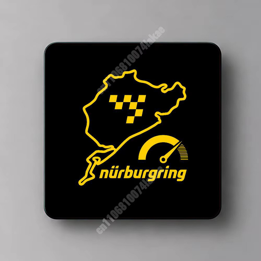 Magnetischer Aufkleber Nürburgring Nordschleife Rennstrecke als wiederverwendbarer Kühlschrankmagnet für Metalloberflächen - Bild 2