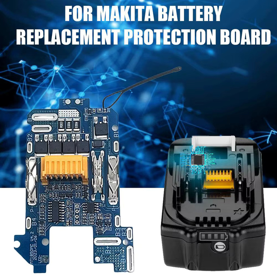 Makita Ersatz BMS PCB Ladeschutz Platine für 18V Li-Ion Akkus BL1830 BL1840 BL1850 BL1860 - Bild 2