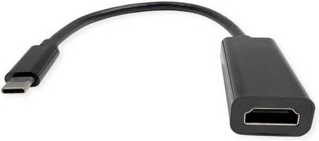 Roline Display Adapter USB Typ C auf HDMI in Schwarz mit 8K60 Unterstützung - Bild 1