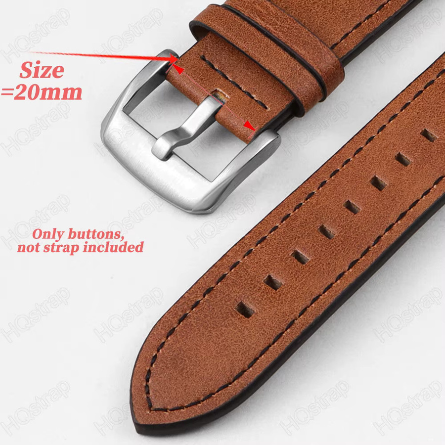 HQstrap Dornschließe, Edelstahl, Silber, 20 mm, Unisex - Bild 2