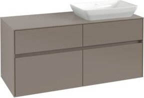 V&B Waschtischunterschrank Collaro in Graphit mit LED-Beleuchtung, B/T/H: 120 x 54,8 x 50 cm - Bild 1