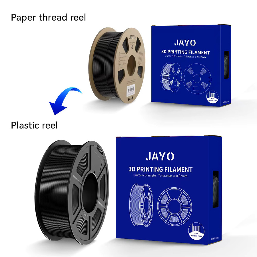 JAYO 3D-Drucker Filament Set 10 Rollen PLA Plus PETG Mehrfarbig 1,75 mm für FDM-Drucker - Bild 4