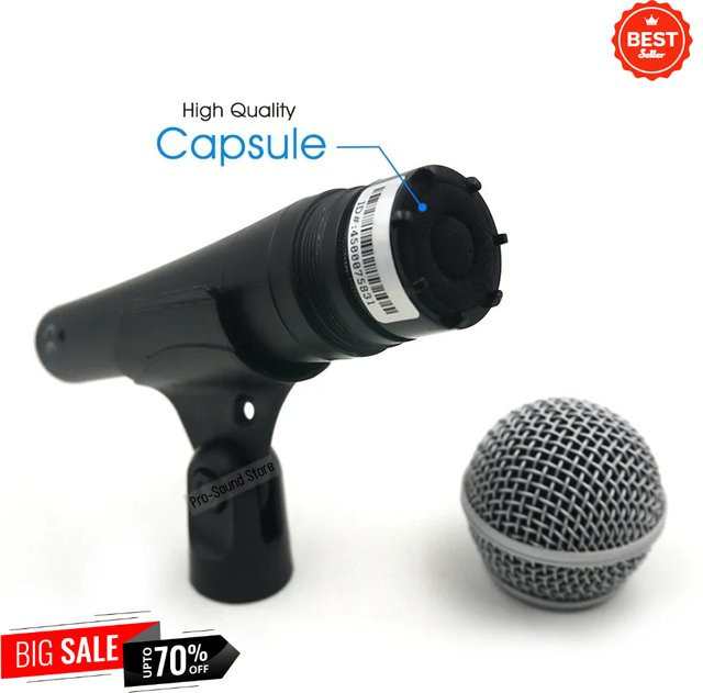 Shure SM58 Dynamisches Nierenmikrofon in Schwarz für Gesang und Live-Auftritte - Bild 1
