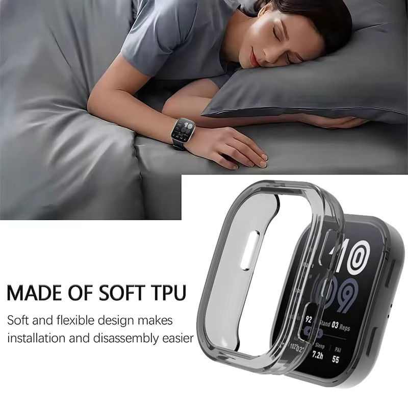 Amazfit Bip 6 Schutzhülle, TPU, Schwarz - Bild 3