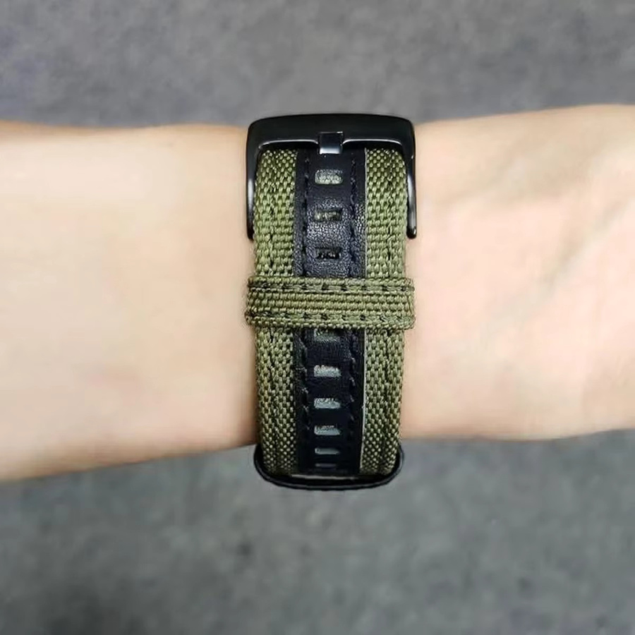 Geekthink Uhrenarmband Nylon, Schwarz, Unisex - Bild 3
