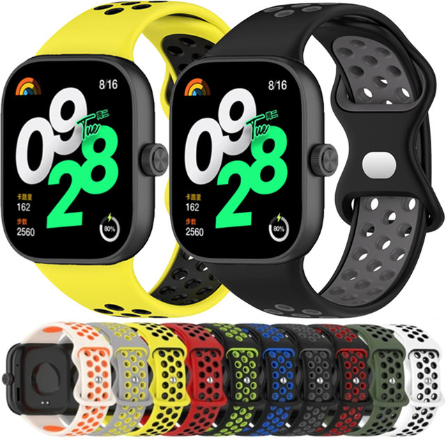 Xiaomi Uhrenarmband Silikon, Redmi Uhr 4 5, Xiaomi Band 8 9 Pro, Unisex - Bild 1