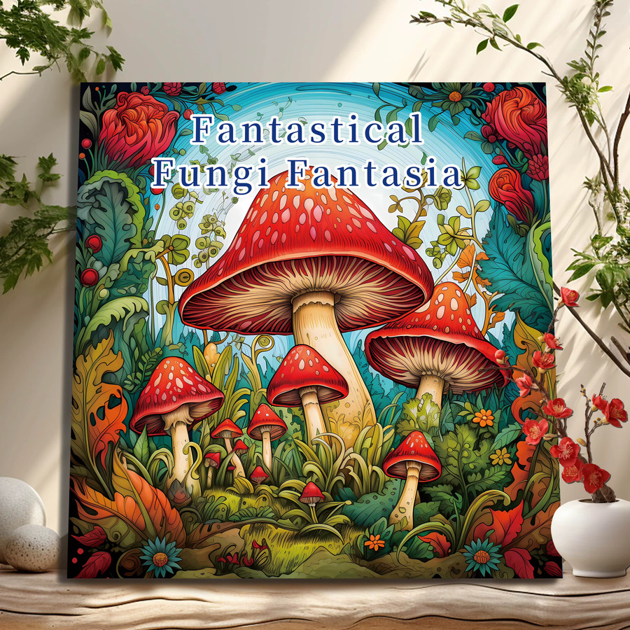 Malbuch Fantastische Pilze: Entspannendes Malhandbuch für Erwachsene und Jugendliche in Multicolour - Bild 3