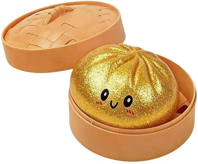 Binchi Outdoor Equipment Glitzer Knödel Squishy, Spielzeug mit Box, Weiches Plüschtier - Bild 1
