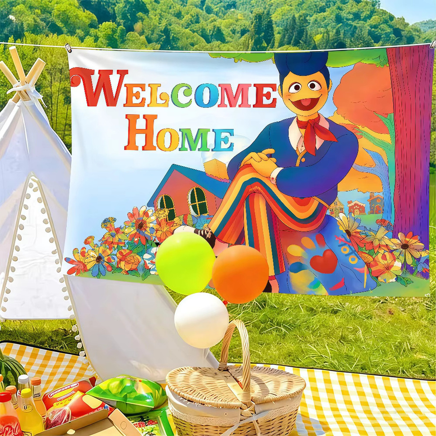 Warner Bros. Wally Darling Welcome Home Wanddeko Banner, Mehrfarbig, B x H: 40 x 60 cm - Bild 3