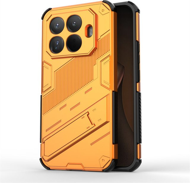 Xiaomi Schutzhülle im Punk Stil für Xiaomi 17 Pro Max, Xiaomi Mi 15T Pro und Xiaomi 15T, Farbe: Schwarz - Bild 1