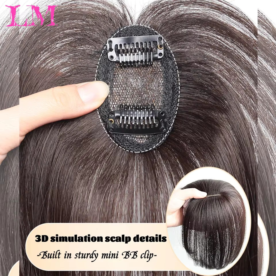 LM Haartopper mit Pony, Synthetisch, Unisex - Bild 3