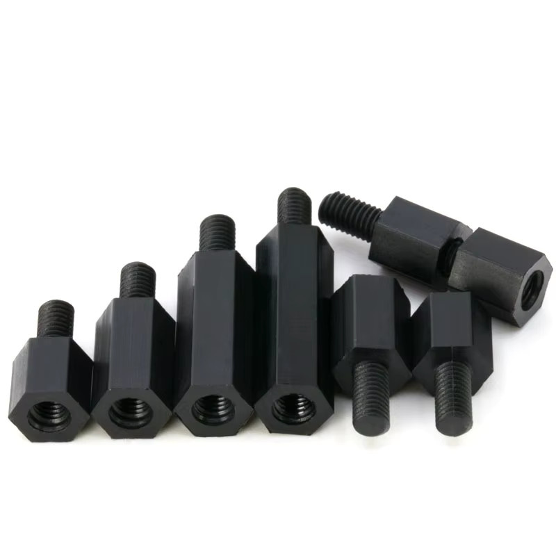 JARBLUE 200-teiliges Set Nylon Abstandshalter und Schrauben mit Muttern in Schwarz oder Weiß, Hex Standoff Spacer Set M2 M2,5 M3 M4 - Bild 2