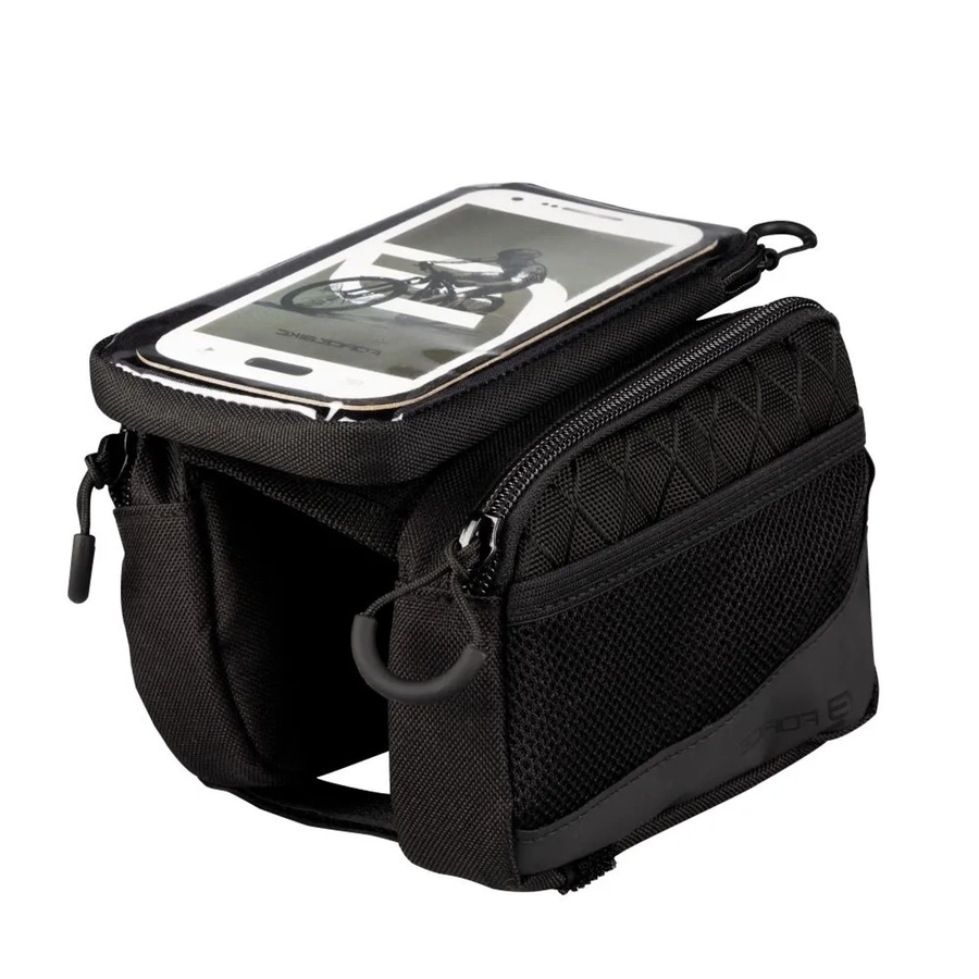 Force Dual Smartphone Rahmen Tasche in Schwarz und Transparent für 6,5 Zoll Displays - Bild 2