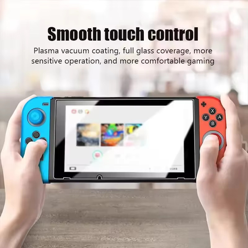 Nintendo Switch Displayschutzfolie aus gehärtetem Glas, transparent, passend für Switch 2, Switch Lite und Switch OLED, 1 oder 3 Stück - Bild 6