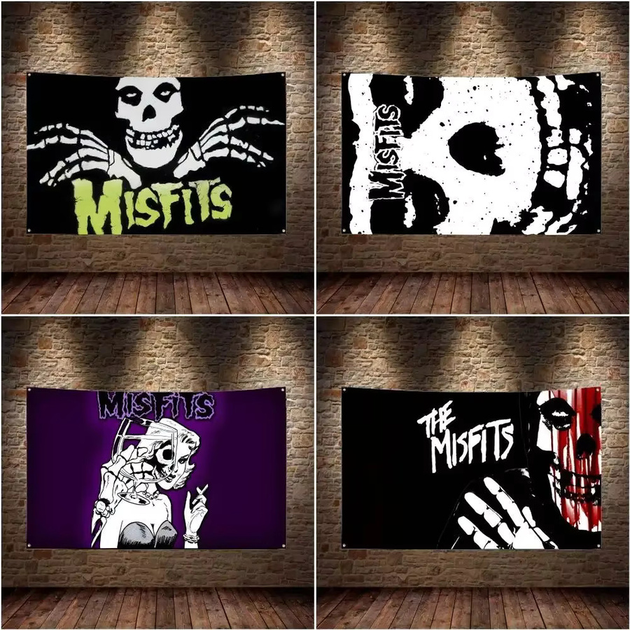 Darling Misfits Wandteppich als dekoratives Banner für Kinderzimmer und Halloween-Hintergründe, B/H: 70 x 50 cm - Bild 2