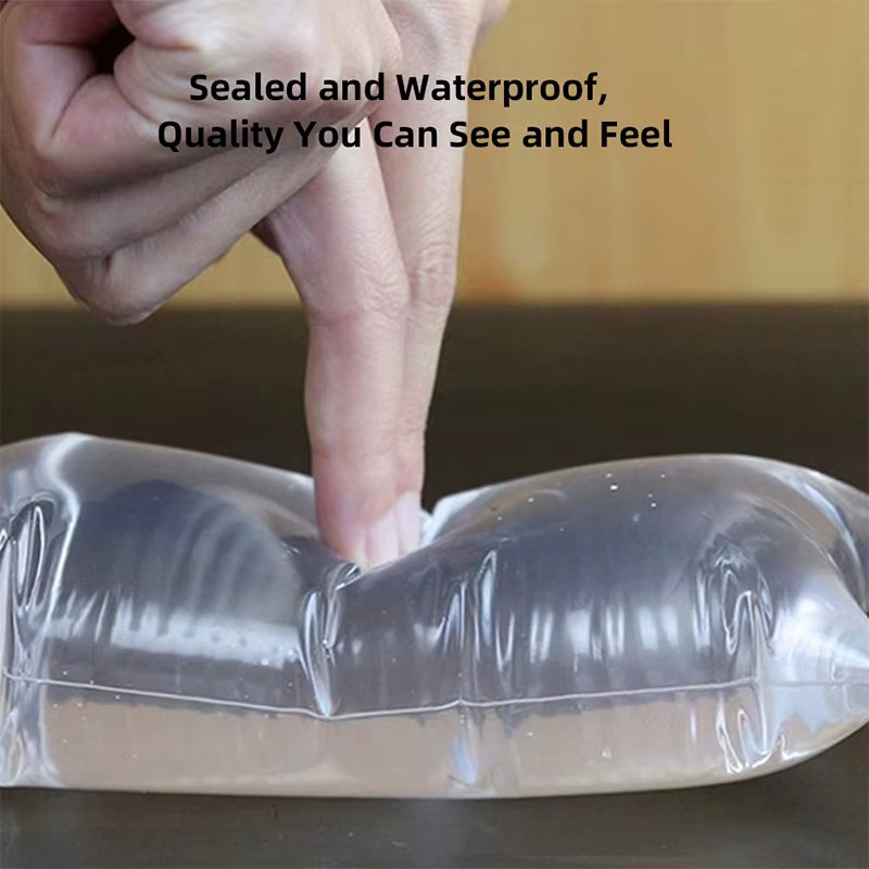 Transparente Druckverschlussbeutel aus Kunststoff, wiederverschließbare und wasserdichte Aufbewahrungsbeutel für Lebensmittel - Bild 5