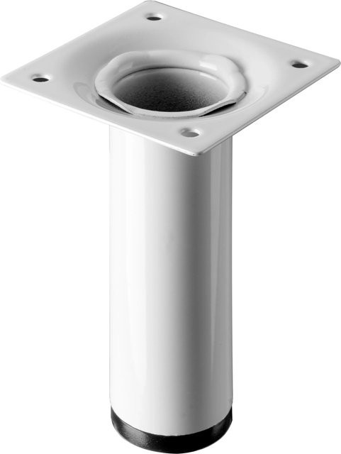 Hettich Tischbein Weiß Durchmesser: 30 mm, Höhe: 100 mm - Bild 1