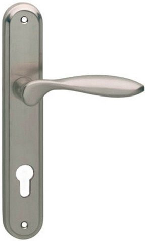 Intersteel Türdrücker George in Silber Matt aus Zamak, B/H: 24,2 x 4,3 cm, PZ 72 mm - Bild 1
