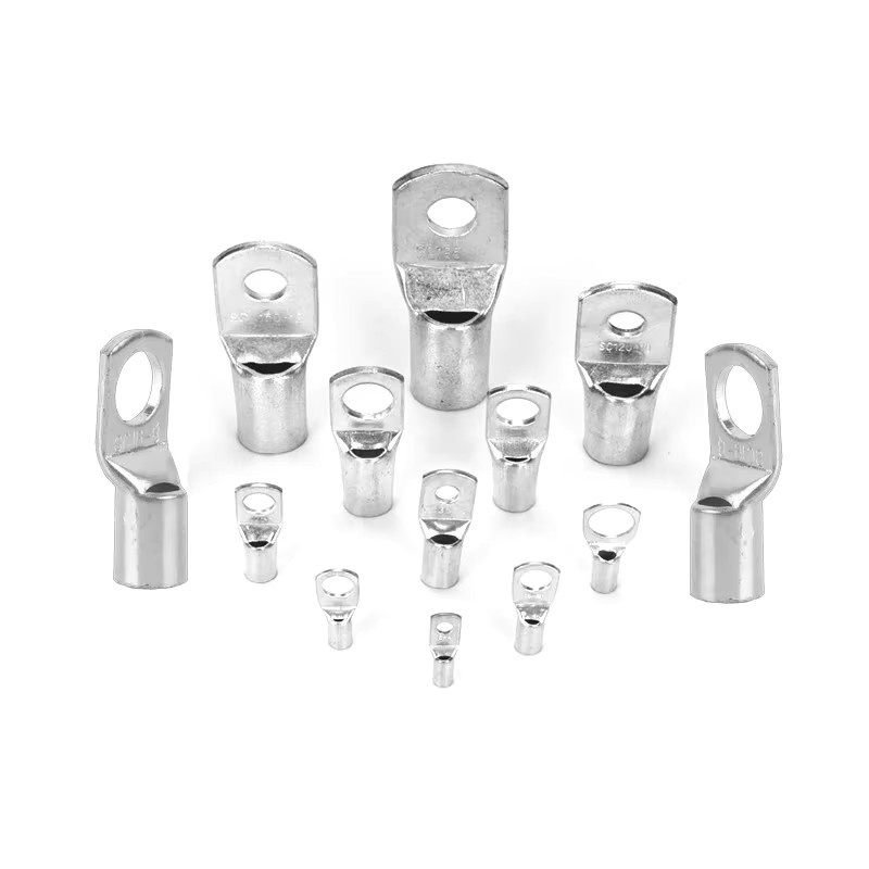 Kupferdrahtösen Ringverbinder SC Crimp Terminal Set in Silber und Messing - Bild 2