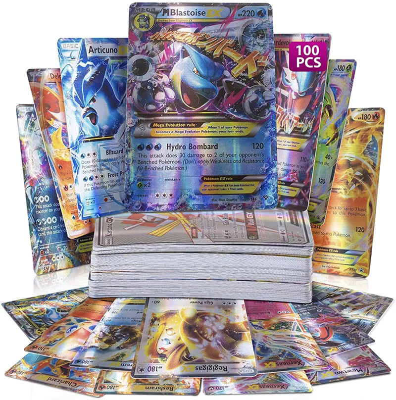 Pokémon Englische Spielkarten, 20-teiliges Set, Glänzende Sammelkarten - Bild 3
