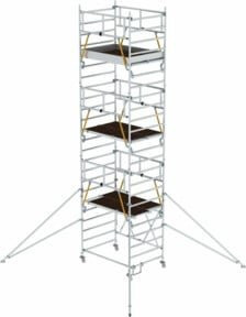 Munk Günzburger Steigtechnik Klappgerüst SG aus Aluminium in Silber, B/T: 135 x 180 cm - Bild 1