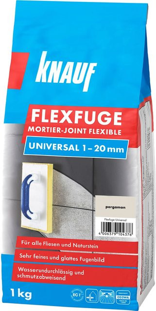 Knauf Flexfuge Universal Pergamon Beige 1 kg - Bild 1