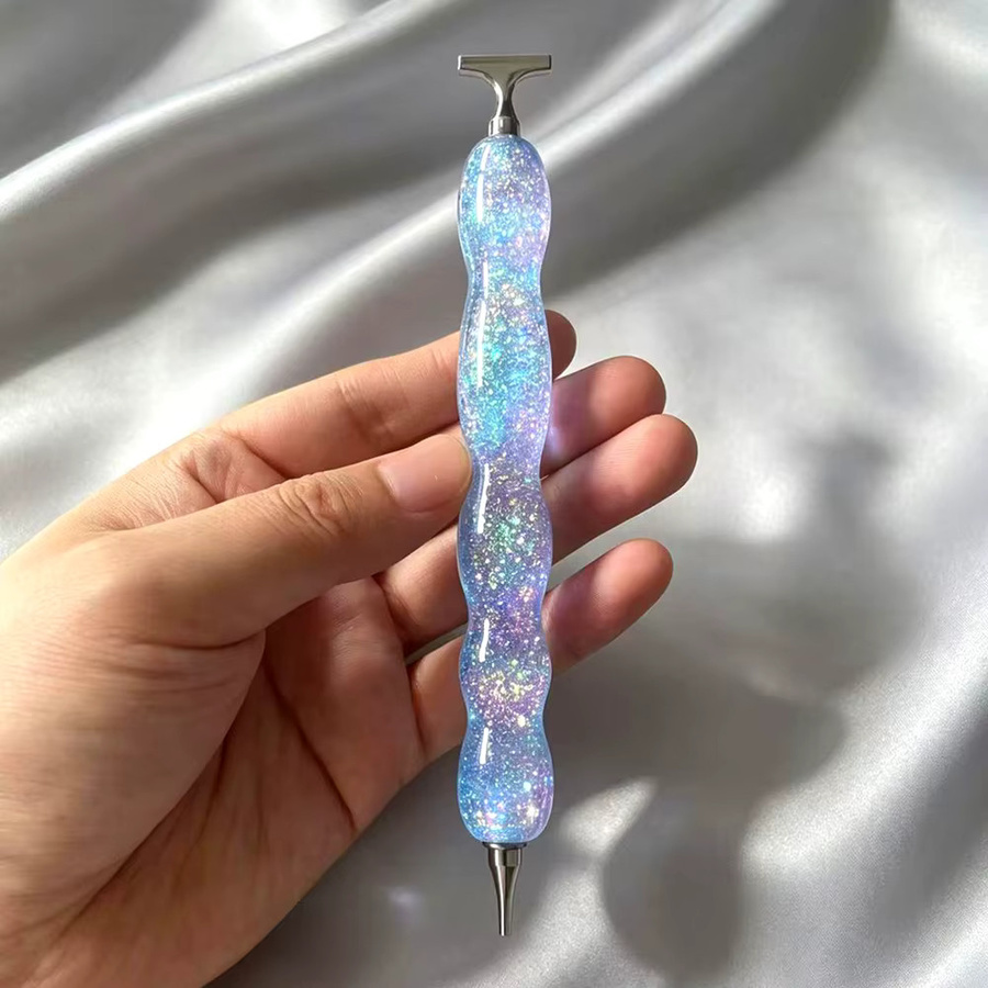 HOMFUN Diamant-Malstifte in Rosa und Blau mit Metall-Schraubgewinde-Spitzen für Diamant-Stickerei - Bild 3