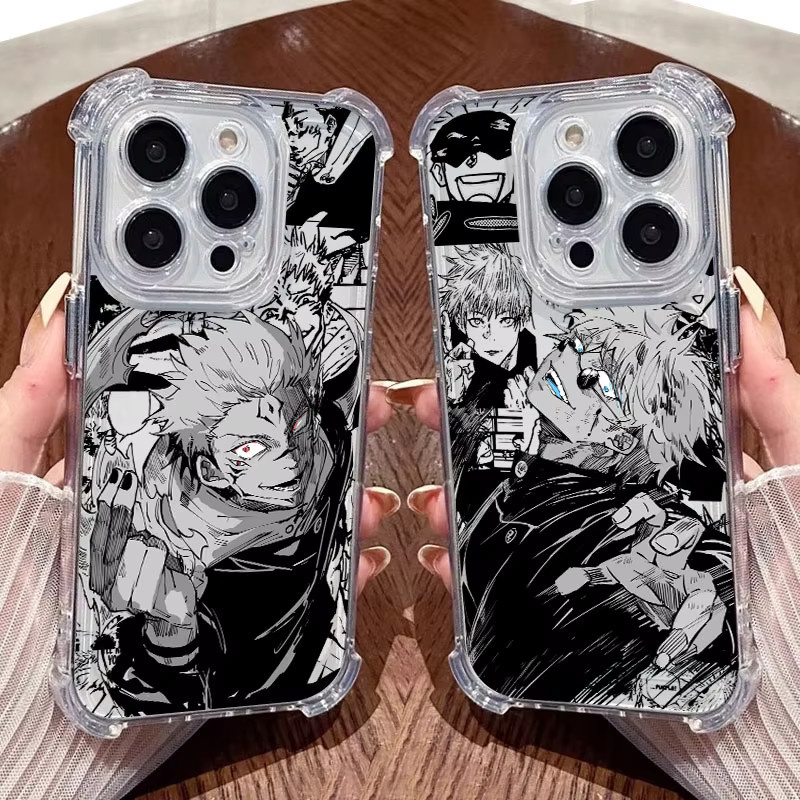 Jujutsu Kaisen Anime Schutzhülle für Samsung Galaxy S26 S25 S24 S23 S22 S21 S20 FE Note20 Ultra in Multicolour mit Airbag-Schutz gegen Stürze - Bild 2
